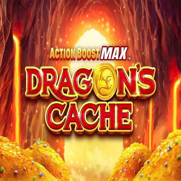Enjoy Action Boost Max Dragon's Cache by SpinPlay Games – logo hosted on wolfcasino.org