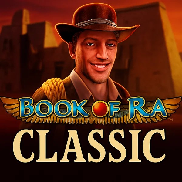 Book of Ra Classic game by Novomatic – logo hosted on Wolf Casino