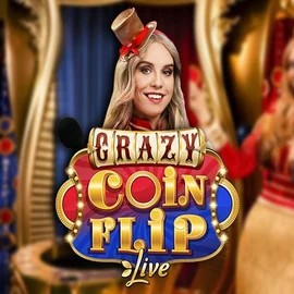 Enjoy Crazy Coin Flip by Evolution – logo hosted on wolfcasino.org