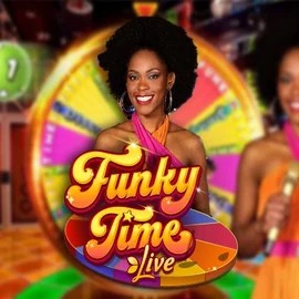 Official Live Casino logo: Funky Time by Evolution at Wolf Casino