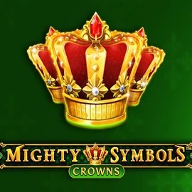 Mighty Symbols Crowns slot icon by Wazdan, available at Wolf Casino