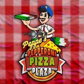Peppe’s Pepperoni Pizza Plaza slot visual from Pragmatic Play available on wolfcasino.org
