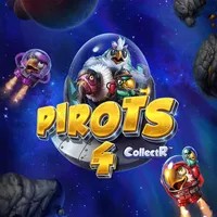 Pirots 4 slot visual from ELK Studios available on wolfcasino.org