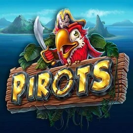 Pirots online game logo by ELK Studios on wolfcasino.org