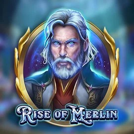 Rise of Merlin casino game by Play'n GO – featured logo at Wolf Casino