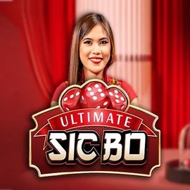 Ultimate Sic Bo slot logo by Ezugi at Wolf Casino